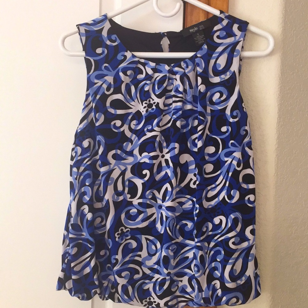 Style & Co breezy Blue top